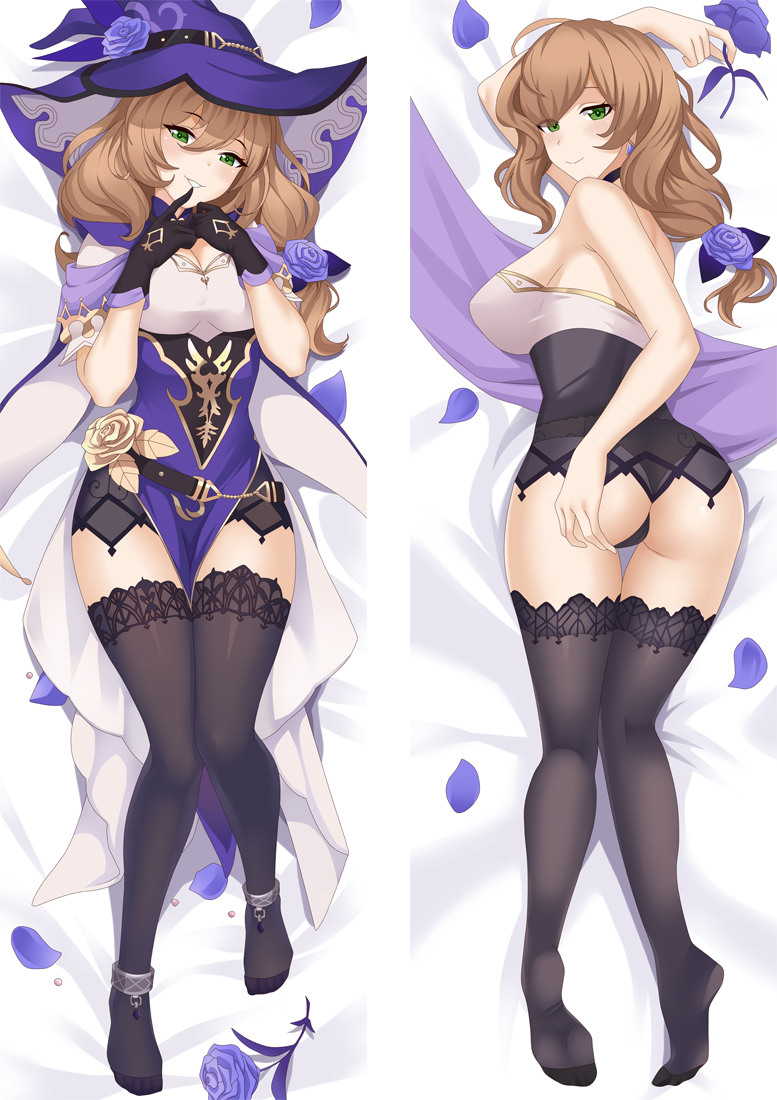 Genshin Impact Lisa Anime Dakimakura Body Pillow Cover