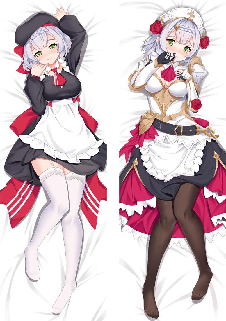 Genshin Impact Noelle Anime Dakimakura Body Pillow Cover