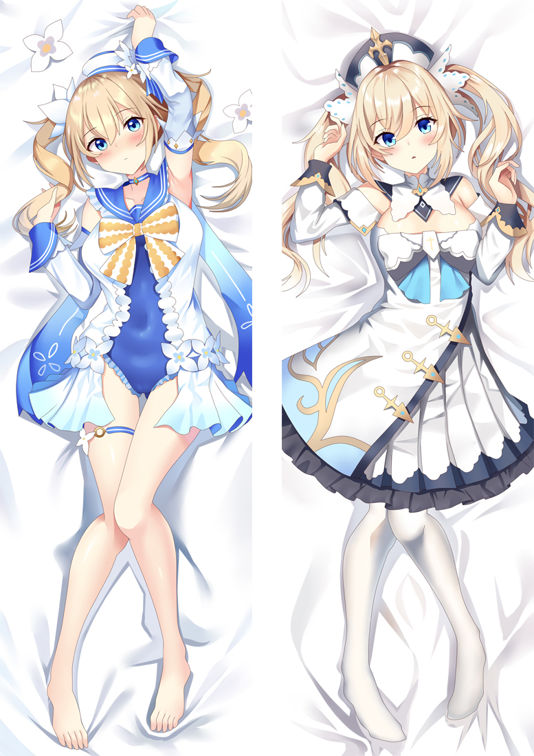 Genshin Impact Barbara Anime Dakimakura Body Pillow Cover