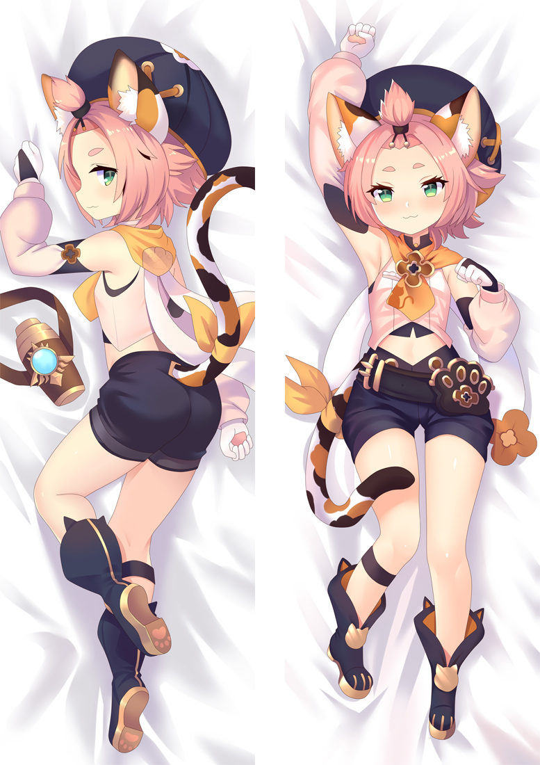 Genshin Impact Diona Anime Dakimakura Body Pillow Cover