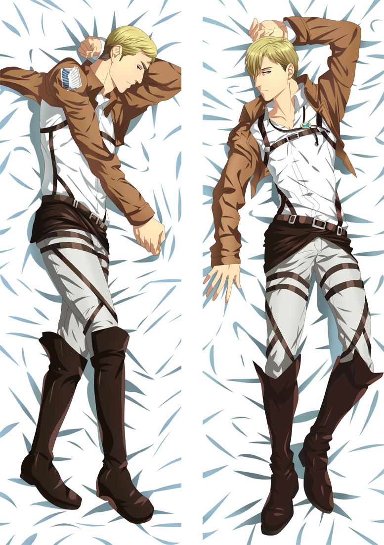 Attack on Titan Erwin Smith Anime Dakimakura Body Pillow Cover