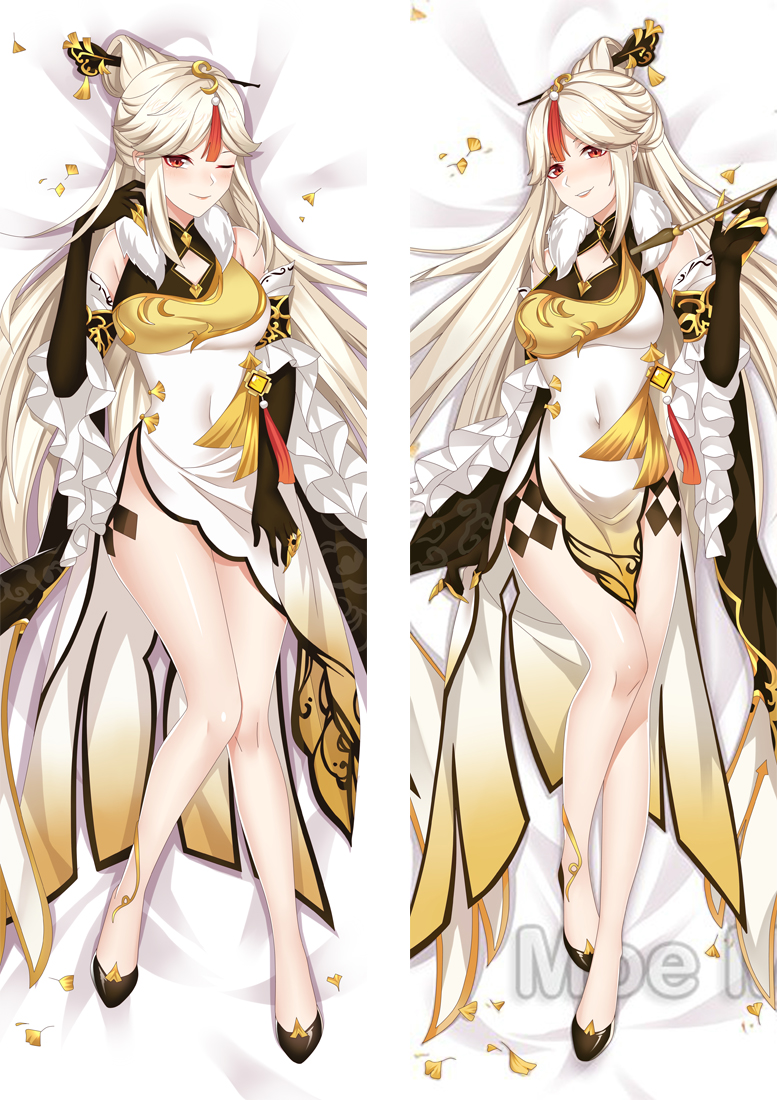 Genshin Impact Ningguang Anime Dakimakura Body Pillow Cover H4097-A