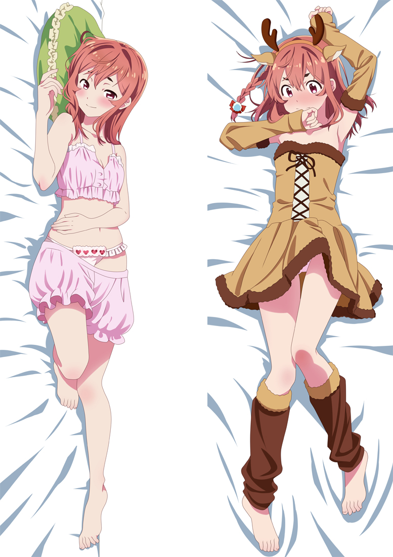 Kanojo, Okarishimasu Sakurasawa Sumi Anime Dakimakura Body Pillow Cover H4113