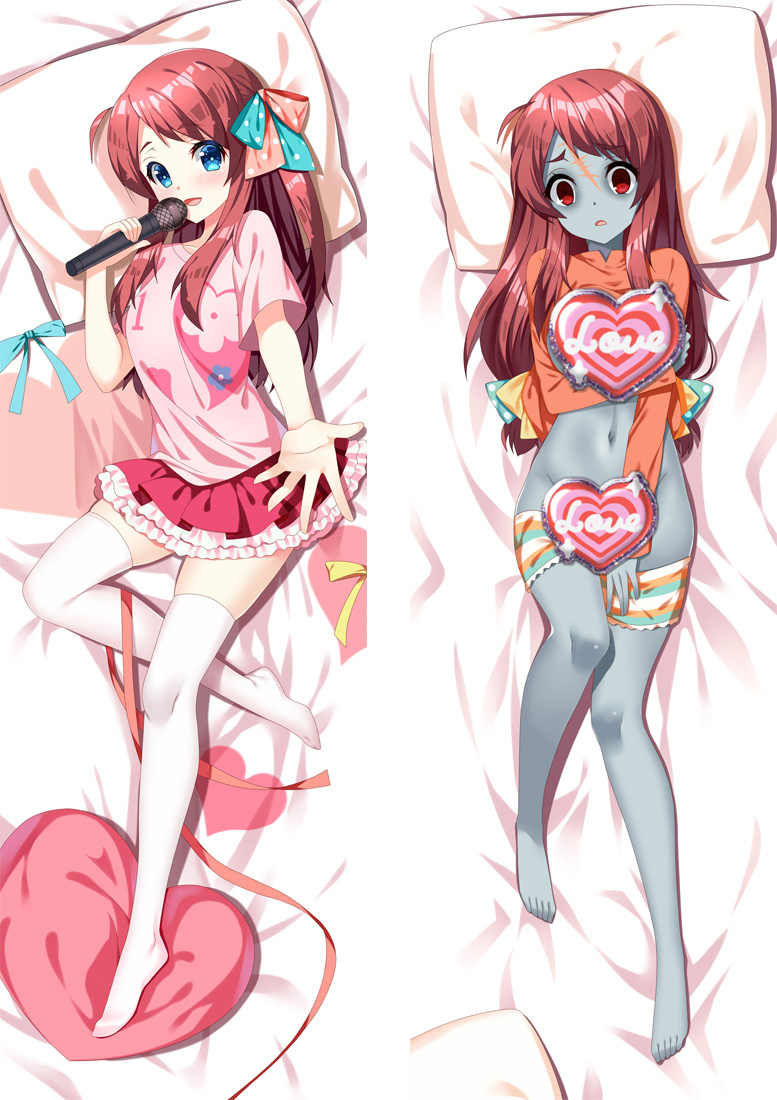 Zombie Land Saga Minamoto Sakura Anime Dakimakura Body Pillow Cover H3893-D