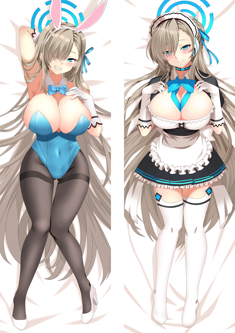 Blue Archive Ichinose Asuna Anime Dakimakura Body Pillow Cover