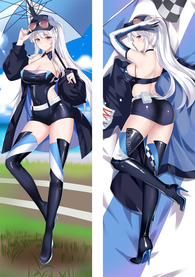 Azur Lane USS Enterprise (CV-6) Anime Dakimakura Body Pillow Cover H4170-A