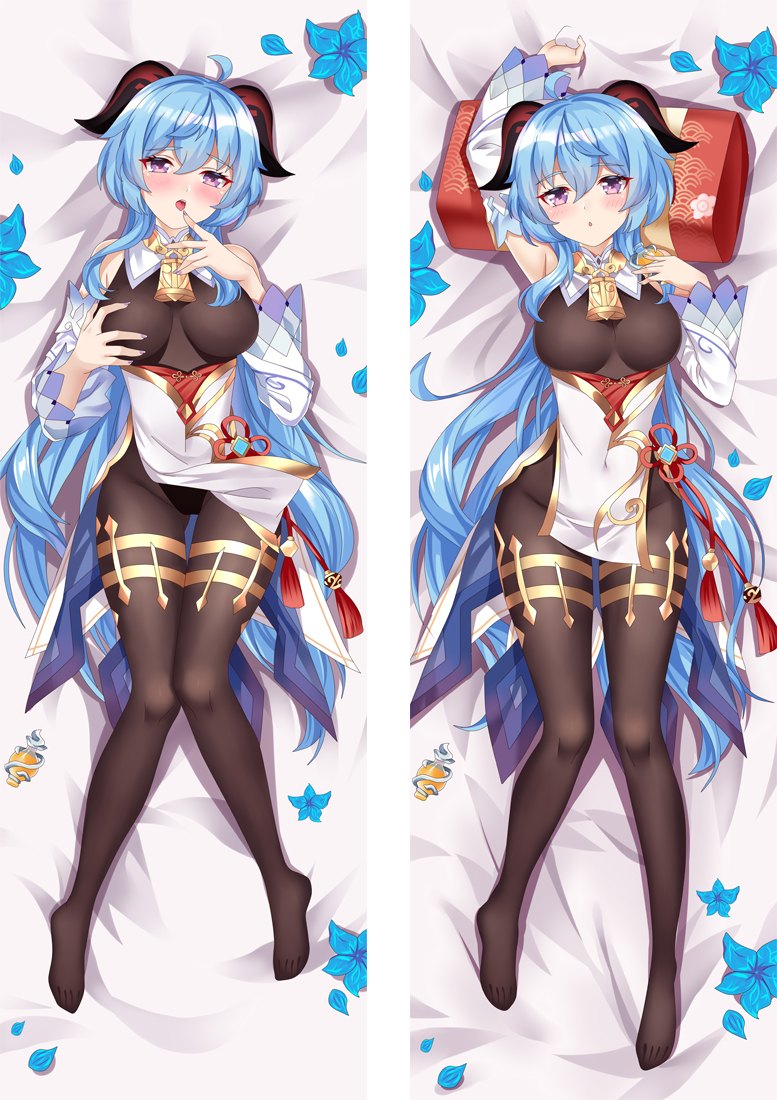 Genshin Impact Ganyu Anime Dakimakura Body Pillow Cover H4116-A