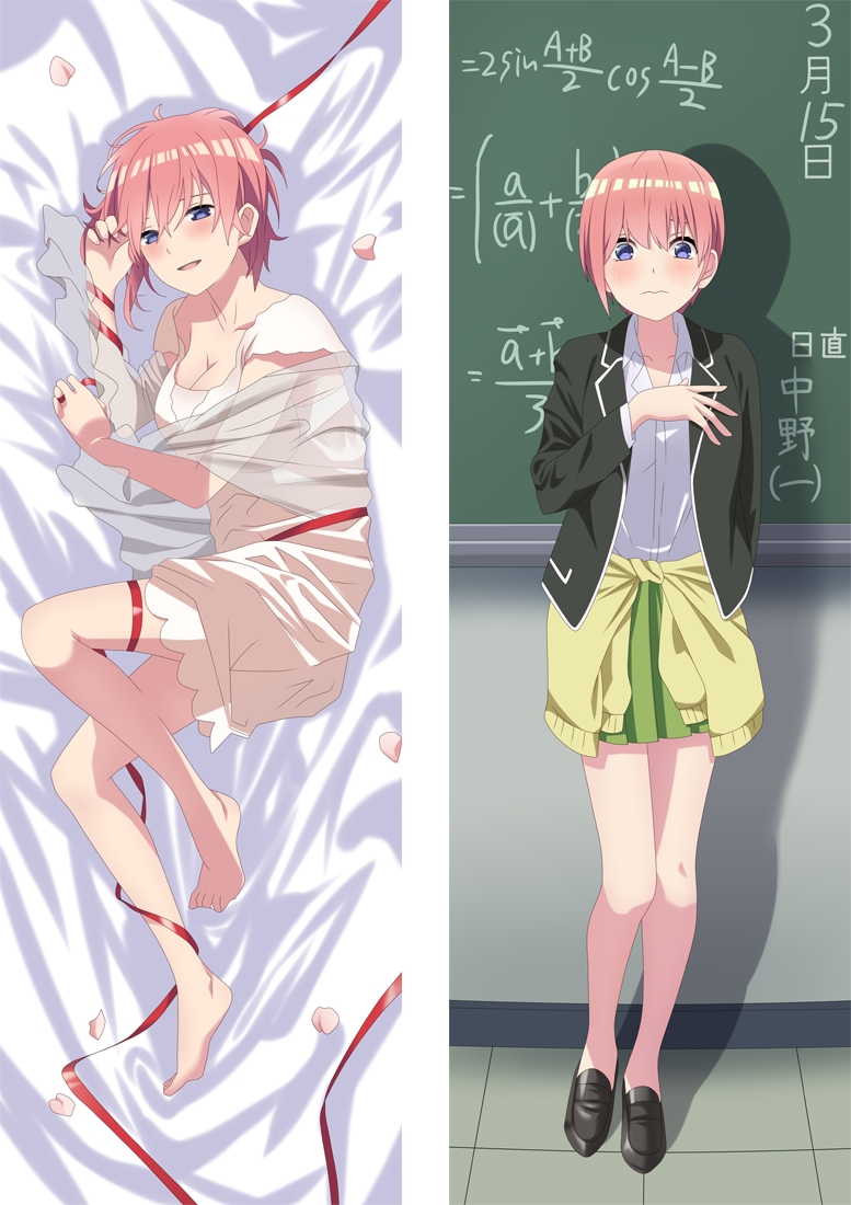 The Quintessential Quintuplets Nakano Ichika Anime Dakimakura Body Pillow Cover