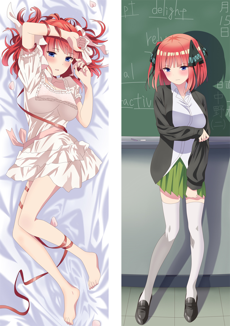The Quintessential Quintuplets Nino Nakano Anime Dakimakura Body Pillow Cover