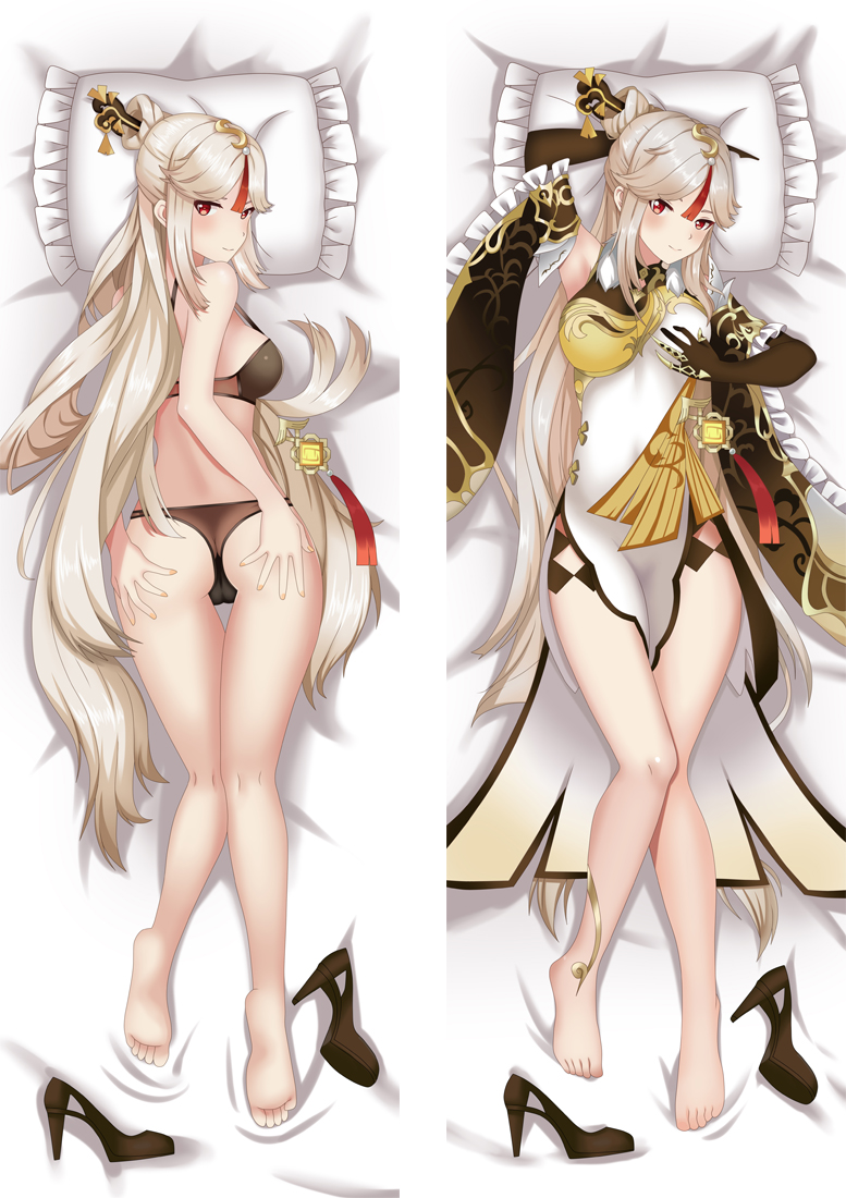 Genshin Impact Ningguang Anime Dakimakura Body Pillow Cover
