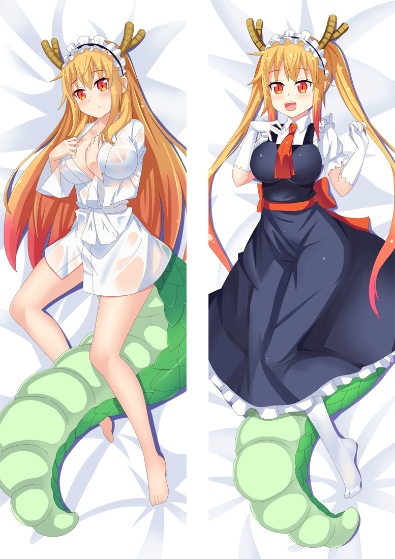 Miss Kobayashi's Dragon Maid Tohru Anime Dakimakura Body Pillow Cover