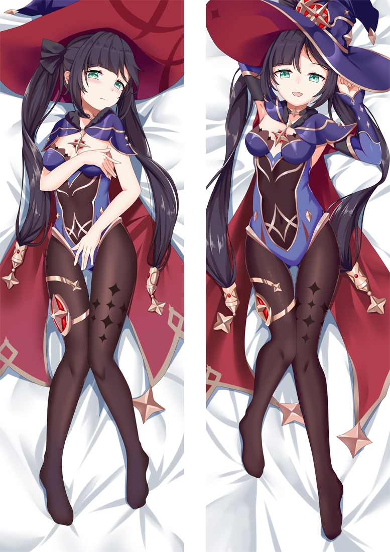 Genshin Impact Mona Anime Dakimakura Body Pillow Cover