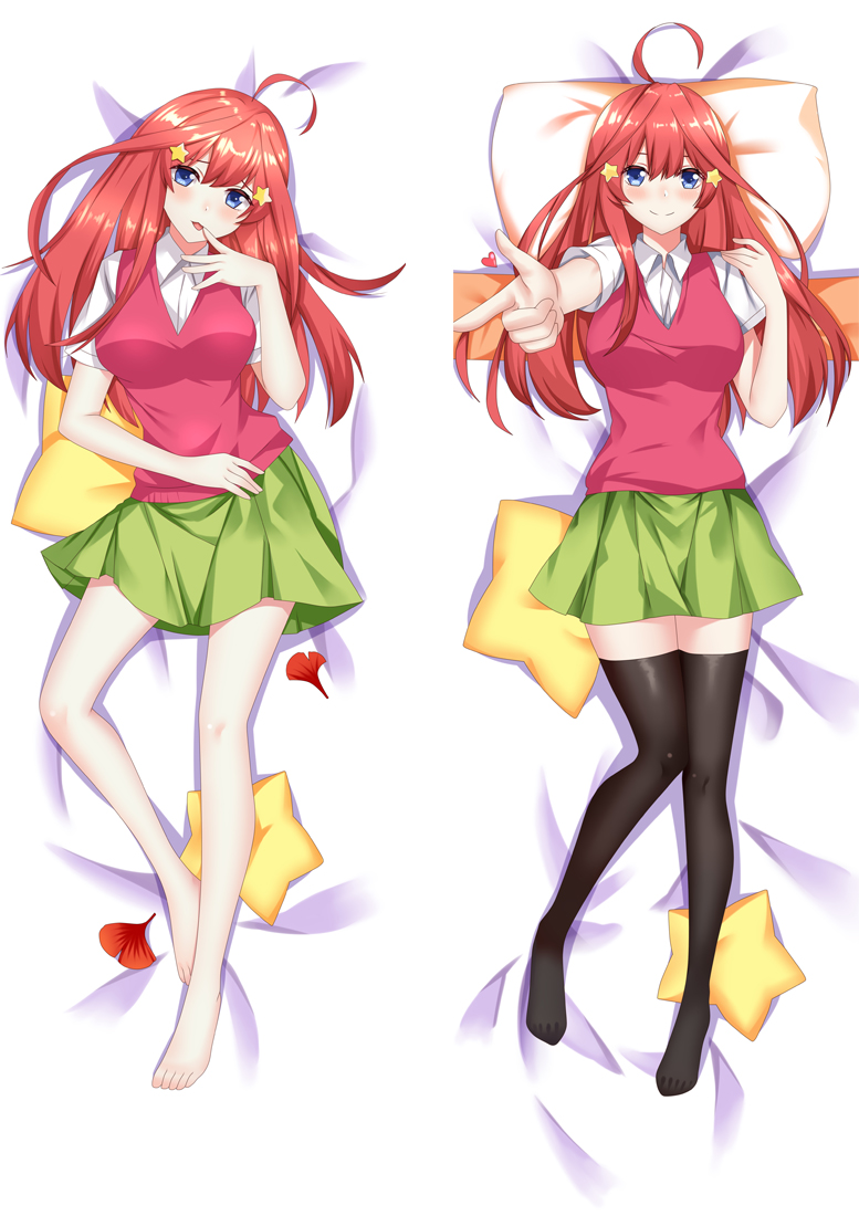 The Quintessential Quintuplets Nakano Itsuki Anime Dakimakura Body Pillow Cover H3925-A