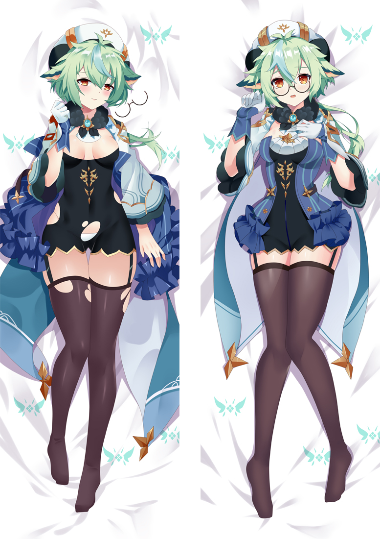 Genshin Impact Sucrose Anime Dakimakura Body Pillow Cover H4107-A
