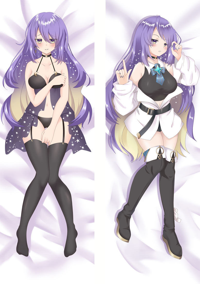 Virtual Youtuber Moona Hoshinova Anime Dakimakura Body Pillow Cover