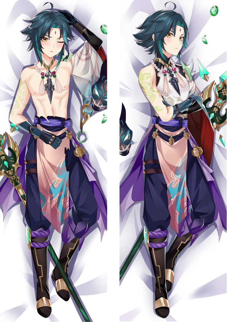 Genshin Impact Xiao Anime Dakimakura Body Pillow Cover
