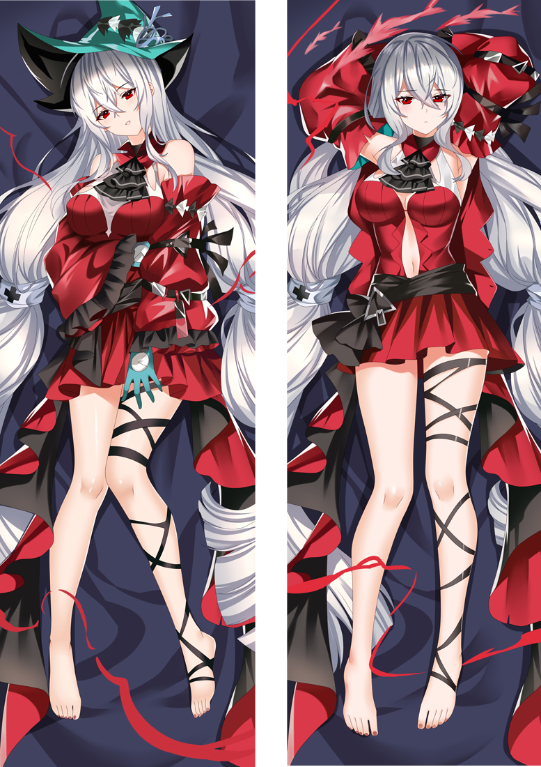 Arknights Skadi The Corrupting Heart Anime Dakimakura Body Pillow Cover