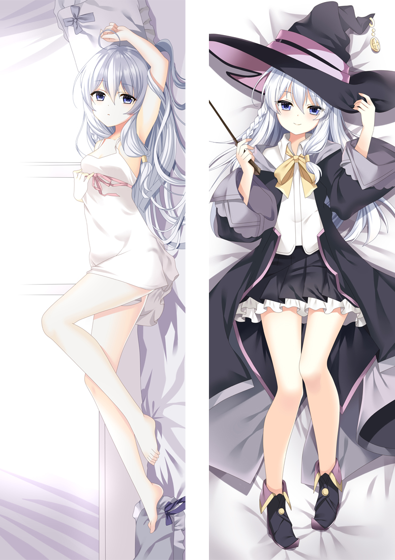 Wandering Witch: The Journey of Elaina Anime Dakimakura Body Pillow Cover