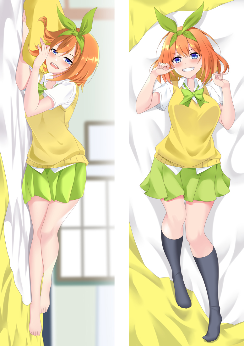 The Quintessential Quintuplets Nakano Yotsuba Anime Dakimakura Body Pillow Cover