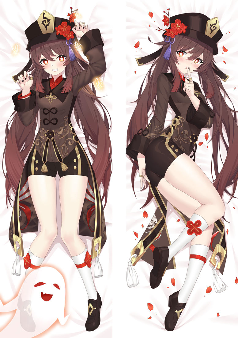 Genshin Impact Hutao Anime Dakimakura Body Pillow Cover