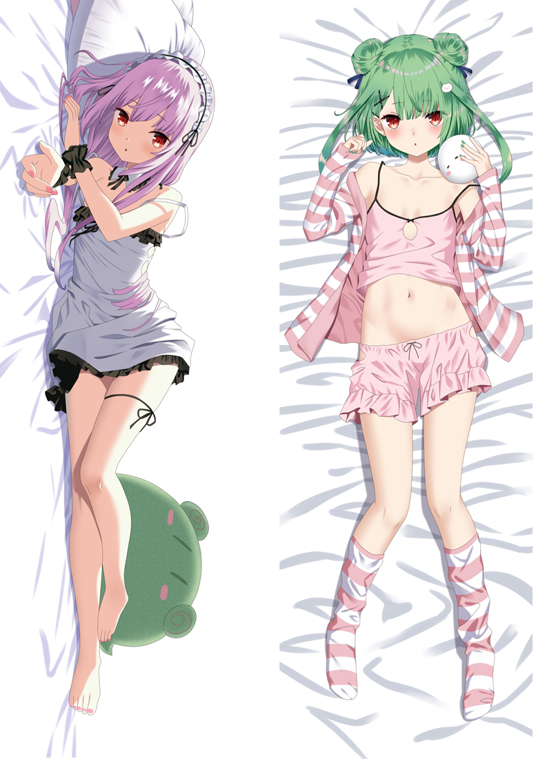 Virtual Youtuber Uruha Rushia Anime Dakimakura Body Pillow Cover