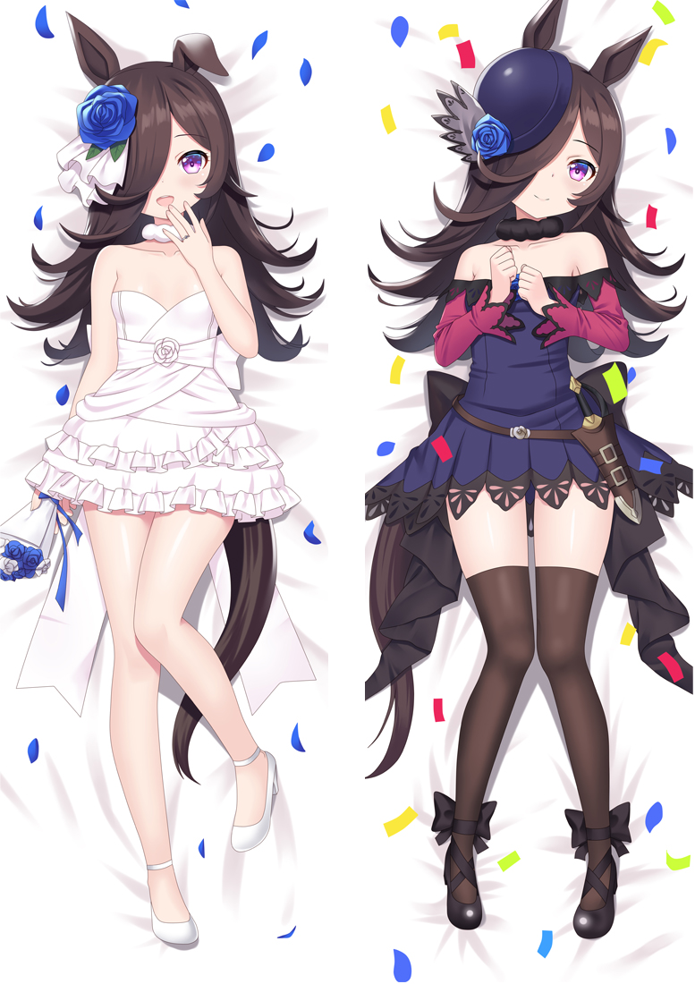 Uma Musume Pretty Derby Rice Shower Anime Dakimakura Body Pillow Cover