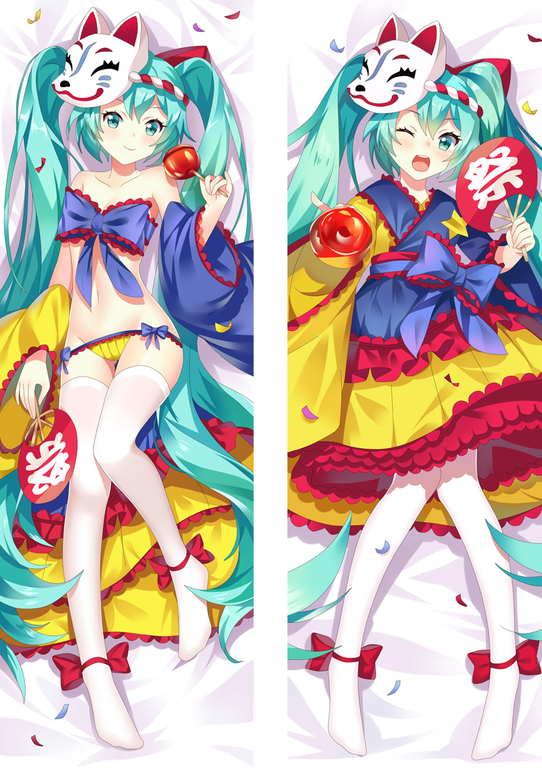 Hatsune Miku Anime Dakimakura Body Pillow Cover H3912-A