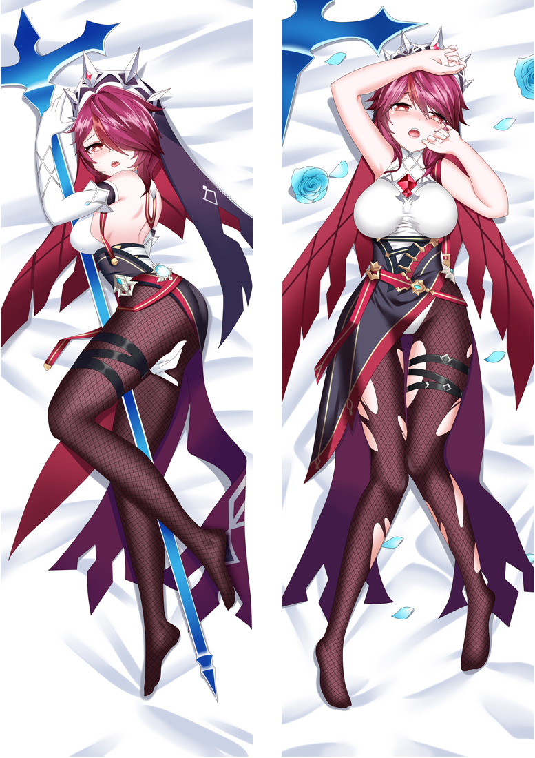 Genshin Impact Rosaria Anime Dakimakura Body Pillow Cover