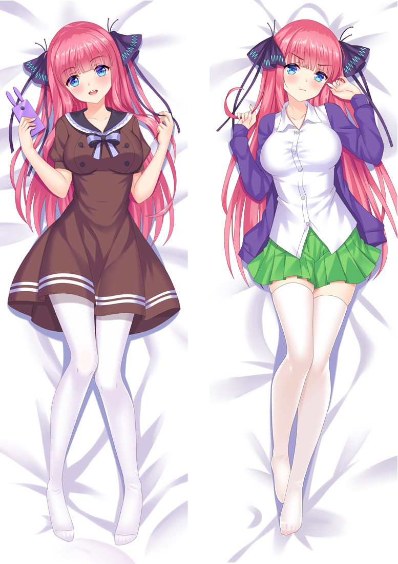 The Quintessential Quintuplets Nakano Nino Anime Dakimakura Body Pillow Cover