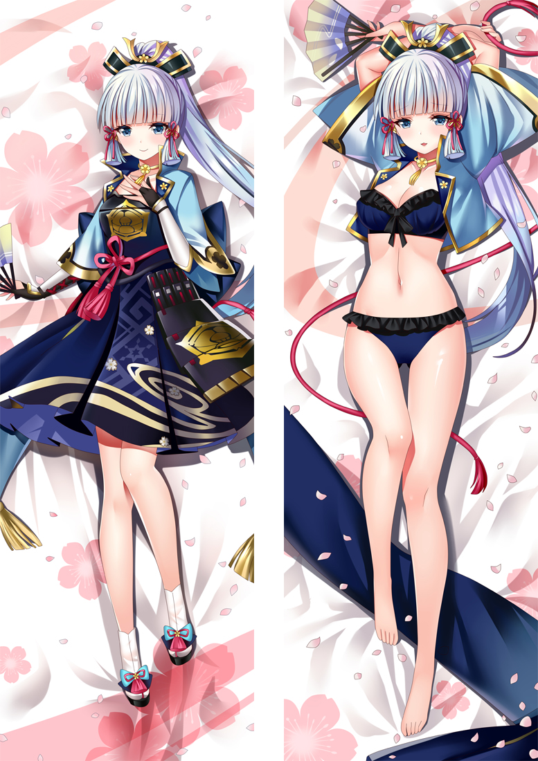 Genshin Impact Kamisato Ayaka Anime Dakimakura Body Pillow Cover H4146-A