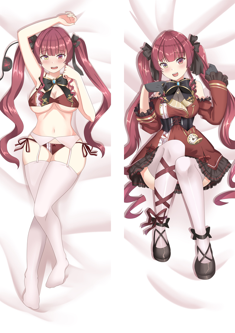 Virtual Youtuber Houshou Marine Anime Dakimakura Body Pillow Cover