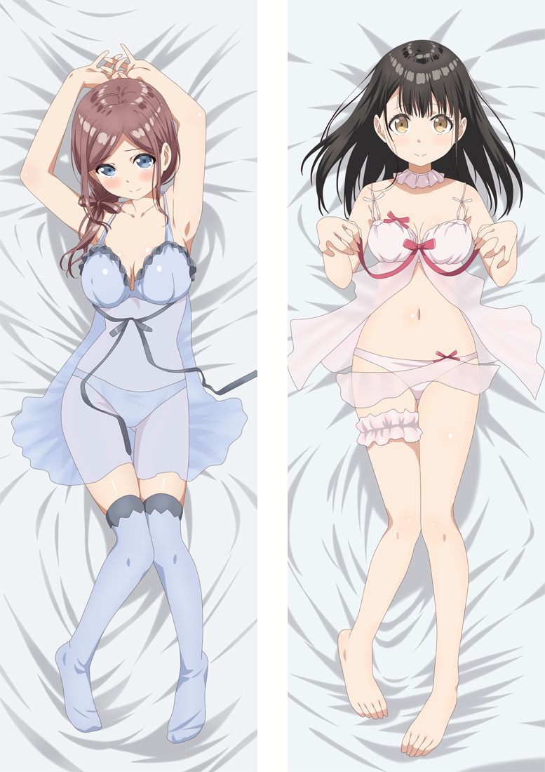 One Room Yui Hanasaka & Moka Aoshima Anime Dakimakura Body Pillow Cover