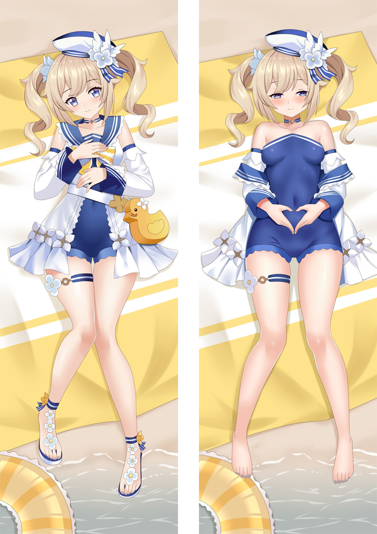 Genshin Impact Barbara Anime Dakimakura Body Pillow Cover