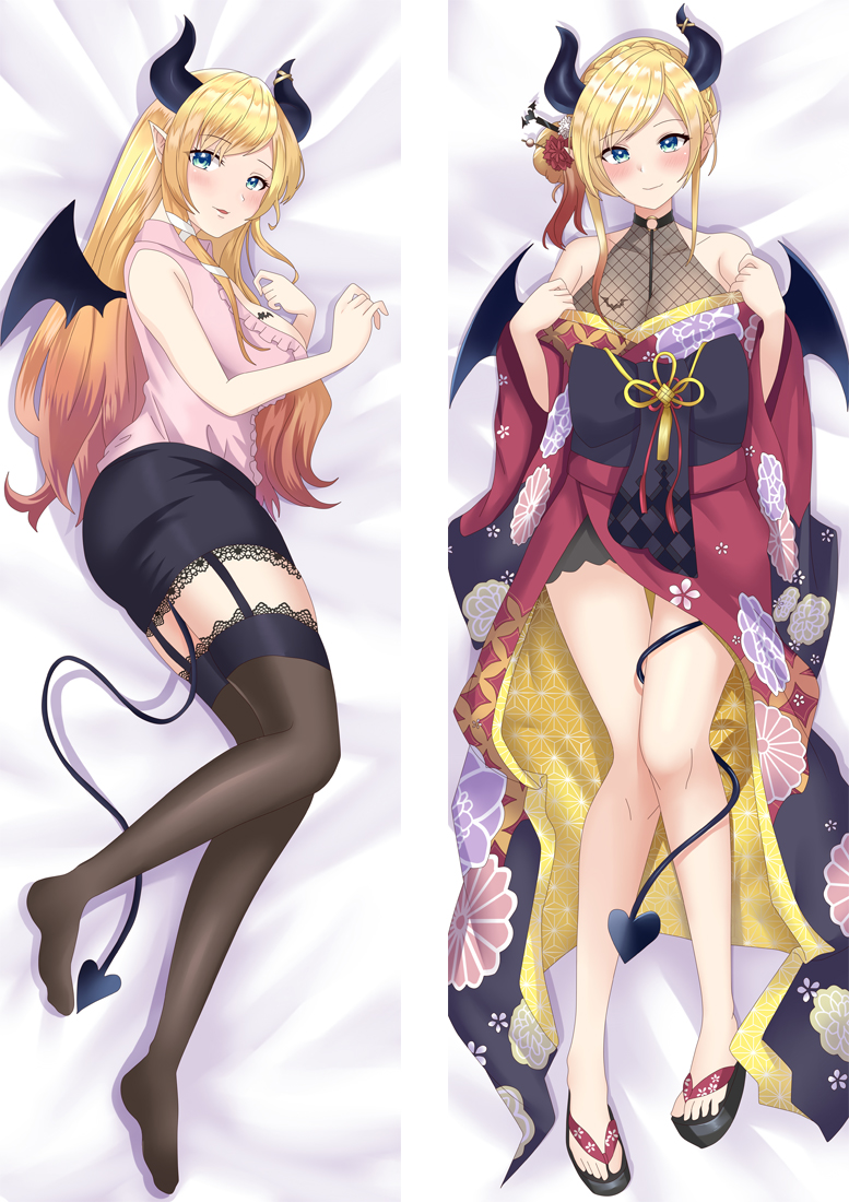 Virtual Youtuber Yuzuki Choco Anime Dakimakura Body Pillow Cover