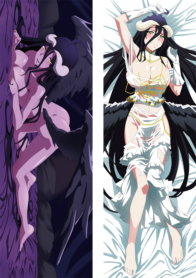 Overlord Albedo Anime Dakimakura Body Pillow Cover H3862