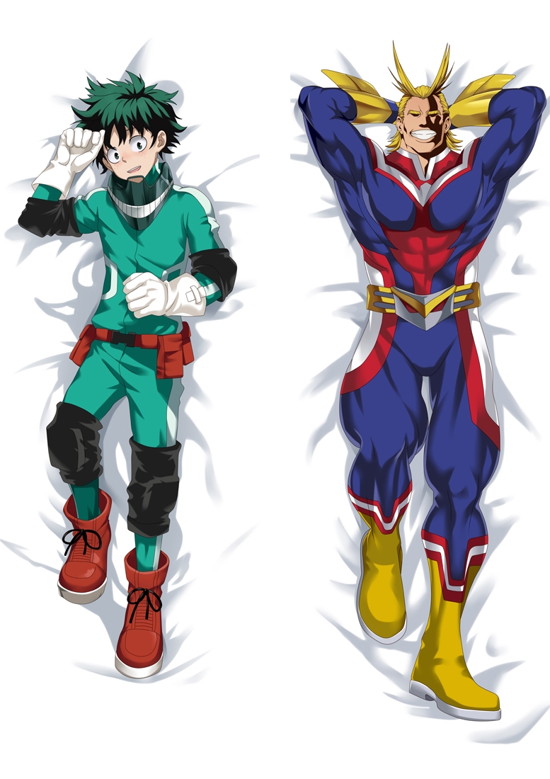 My Hero Academia Midoriya Izuku&All Might Anime Dakimakura Pillow Cover