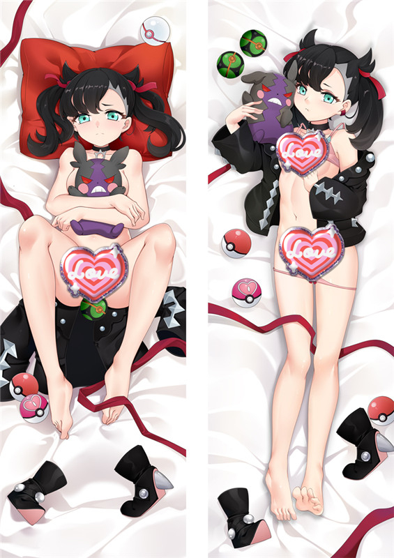 Pokémon Sword and Shield Marnie Anime Dakimakura Body Pillow Cover
