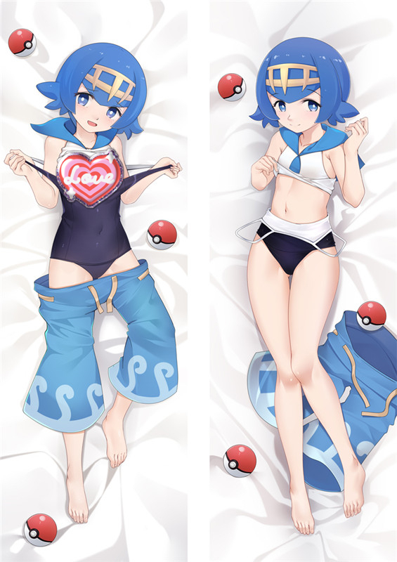 Pokémon Sword and Shield Lana Anime Dakimakura Body Pillow Cover
