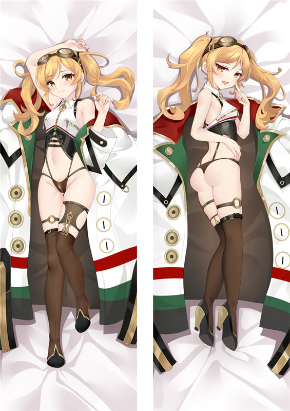 Azur Lane RN Leonardo Da Vinci Anime Dakimakura Body Pillow Cover