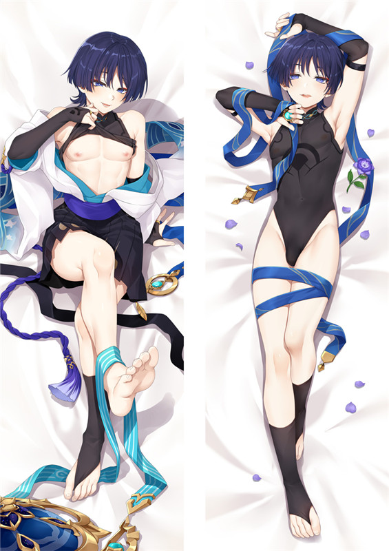 Genshin Impact Scaramouche Anime Dakimakura Body Pillow Cover