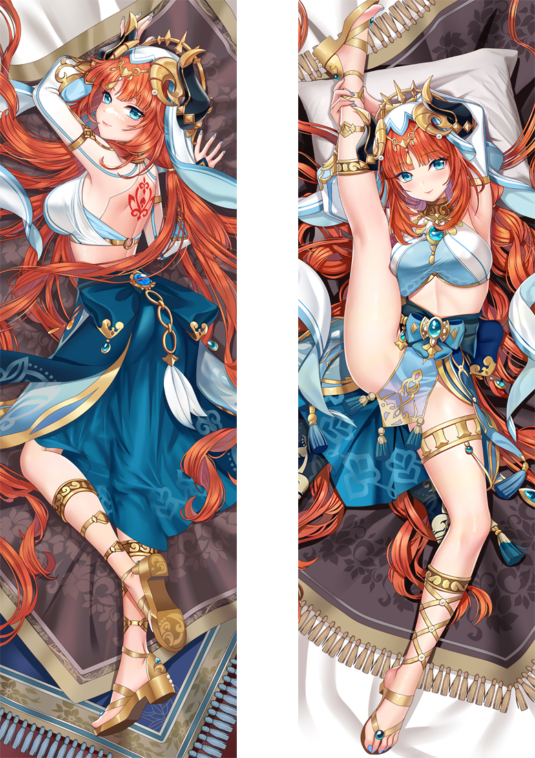 Genshin Impact Nilou Anime Dakimakura Body Pillow Cover