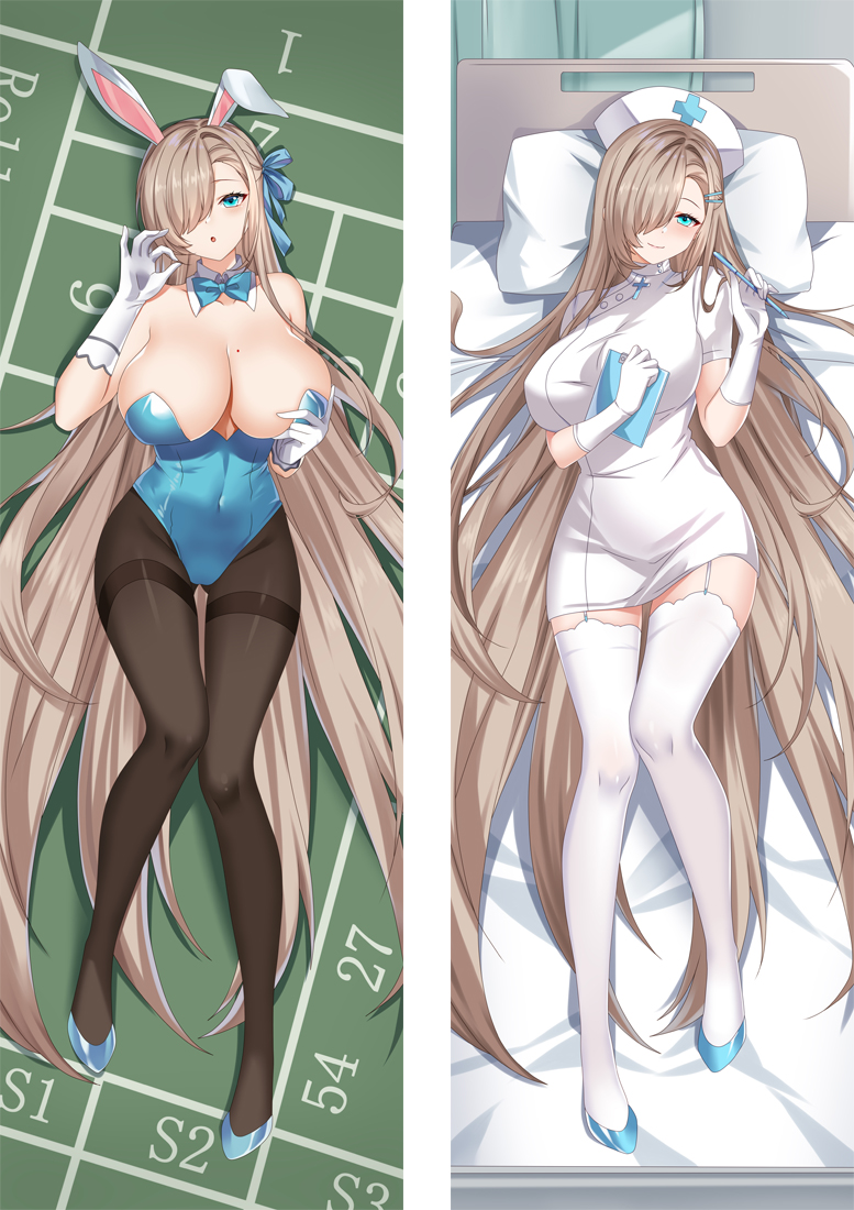 Blue Archive Ichinose Asuna Anime Dakimakura Body Pillow Cover H4176-A