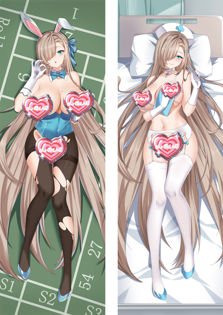 Blue Archive Ichinose Asuna Anime Dakimakura Body Pillow Cover H4176-B