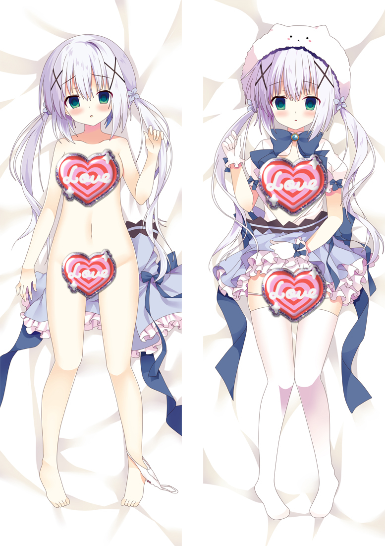 Is the Order a Rabbit? Chino Kafu Anime Dakimakura Body Pillow Cover