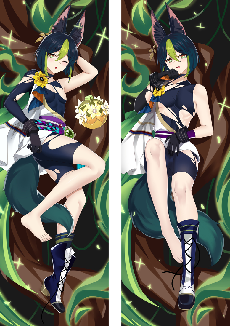 Genshin Impact Tighnari Anime Dakimakura Body Pillow Cover