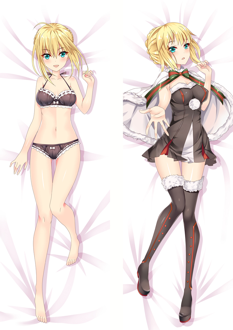 Fate/Grand Order Artoria Pendragon Anime Dakimakura Body Pillow Cover
