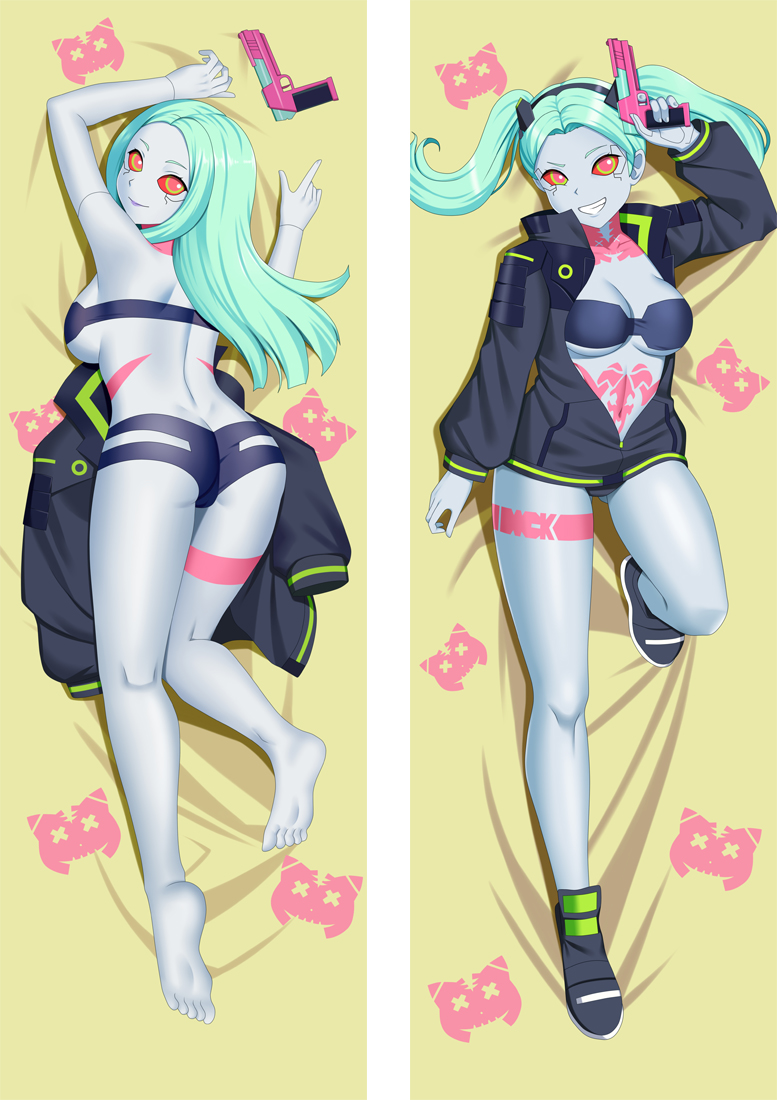 Cyberpunk: Edgerunners Rebecca Anime Dakimakura Body Pillow Cover