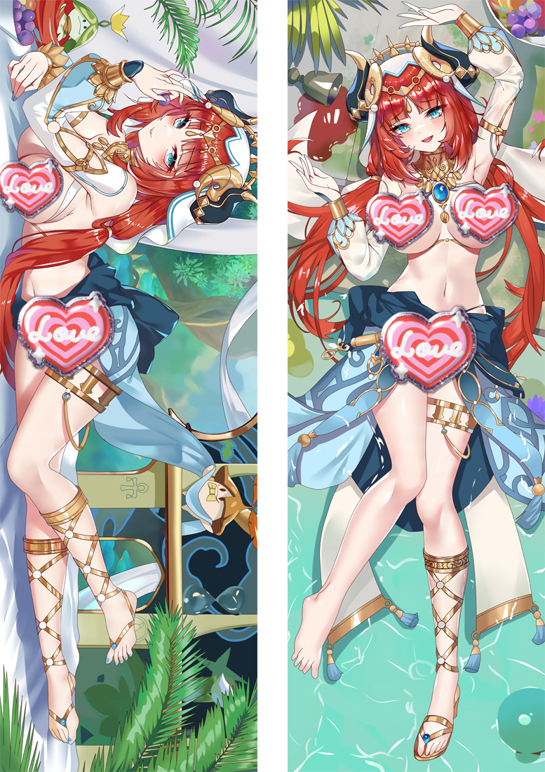 Genshin Impact Nilou Anime Dakimakura Body Pillow Cover