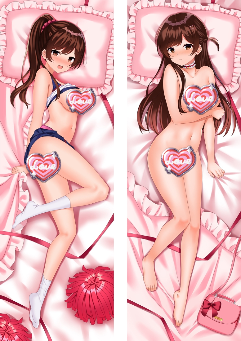 Kanojo, Okarishimasu Ichinose Chizuru Anime Dakimakura Body Pillow Cover