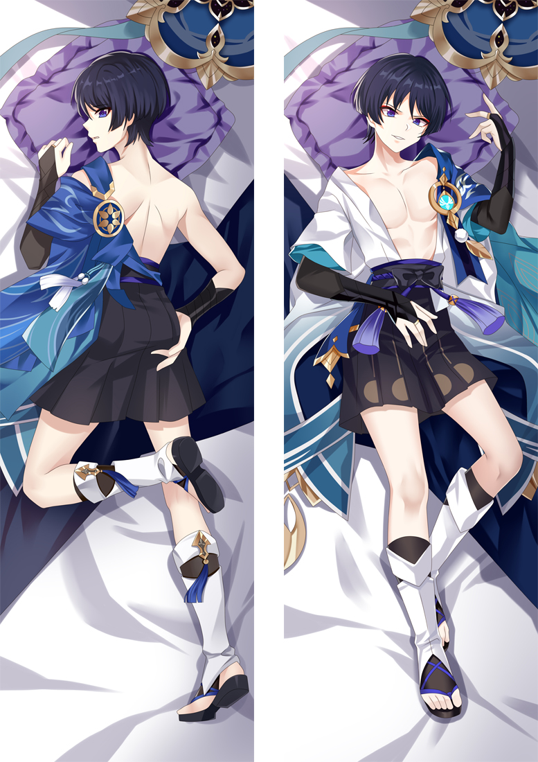Genshin Impact Wanderer Anime Dakimakura Body Pillow Cover